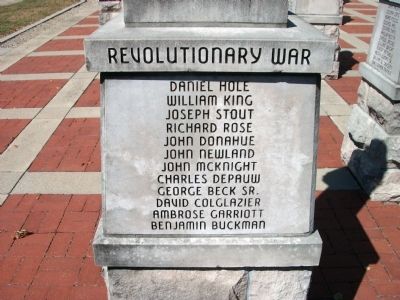 Panel 'Two' - Revolutionary War Memorial "Two" image. Click for full size.