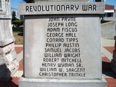 Panel 'One' - Revolutionary War - Memorial "Three" image. Click for full size.