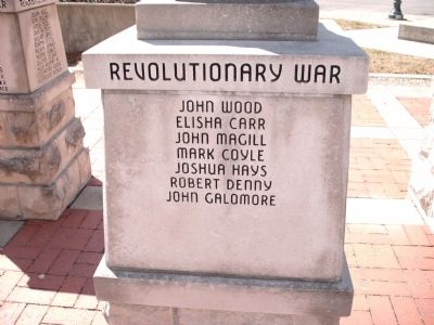 Panel 'Three' - Revolutionary War Memorial "Three" image. Click for full size.