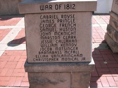 Panel 'Three' - War of 1812 - Memorial "One" image. Click for full size.