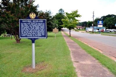 Historic Richland Marker image. Click for full size.