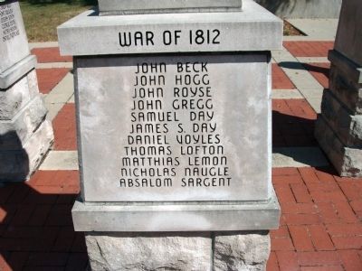 Panel 'One' - War of 1812 - Memorial "Two" image. Click for full size.