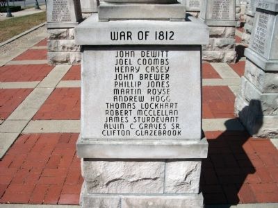 Panel 'Two' - War of 1812 - Memorial "Two" image. Click for full size.