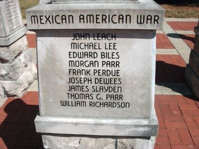 Panel 'One' - Mexican American War - Memorial image. Click for full size.
