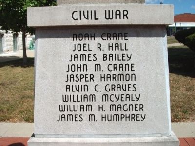 Panel 'One' - Civil War - Memorial "One" image. Click for full size.