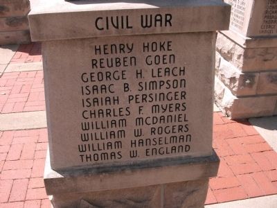 Panel 'Three' - Civil War - Memorial "One" image. Click for full size.
