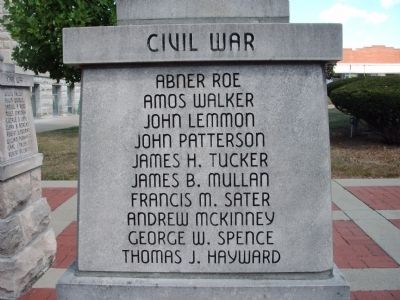 Panel 'One' - Civil War - Memorial "Two" image. Click for full size.