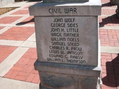 Panel 'Two' - Civil War - Memorial "Two" image. Click for full size.