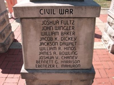 Panel 'Three' - Civil War - Memorial "Two" image. Click for full size.