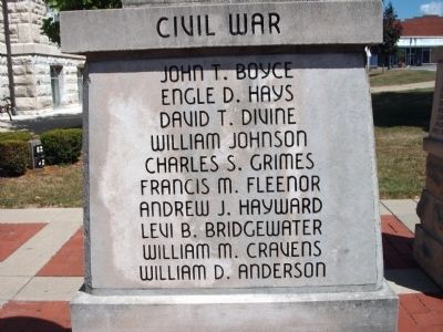 Panel 'One' - Civil War - Memorial "Four" image. Click for full size.