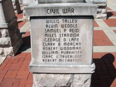 Panel 'Two' - Civil War - Memorial "Four" image. Click for full size.