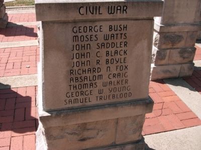 Panel 'Three' - Civil War - Memorial "Four" image. Click for full size.