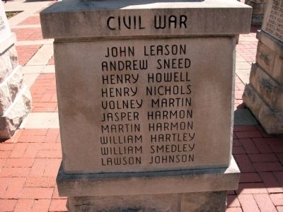 Panel 'Four' - Civil War - Memorial "Four" image. Click for full size.
