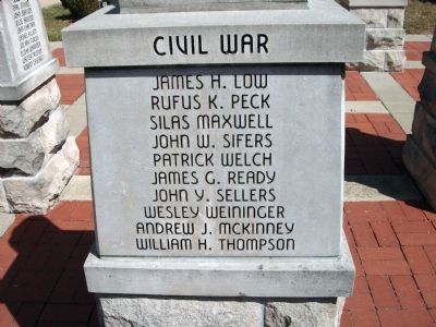 Panel 'One' - Civil War - Memorial "Five" image. Click for full size.