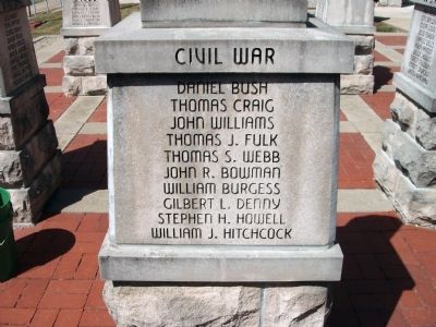 Panel 'Two' - Civil War - Memorial "Five" image. Click for full size.