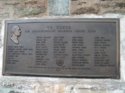 Revolutionary Soldiers Buried Here Marker. Click for full size. Revolutionary Soldiers Buried Here Marker image. Click for full size.