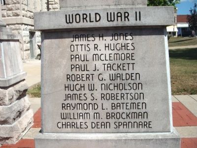 Panel 'One' - World War II - Memorial "One" image. Click for full size.