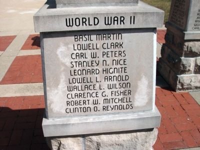 Panel 'One' - World War II - Memorial "Four" image. Click for full size.