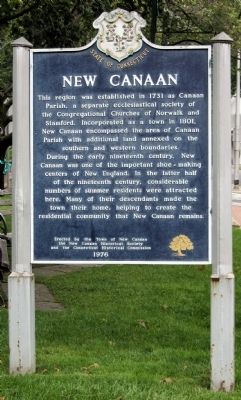 New Canaan Marker image. Click for full size.