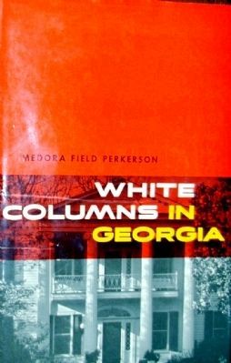 Cover of <i>White Columns in Georgia</i>, a later edition of Perkerson's 1952 book image. Click for full size.