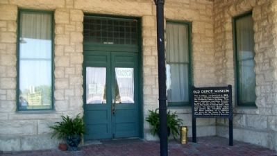 Old Depot Museum Marker. Click for full size. Old Depot Museum Marker image. Click for full size.