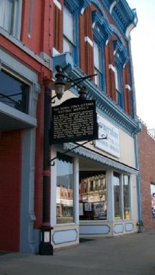 The Down Town Ottawa Historic District Marker. Click for full size. The Down Town Ottawa Historic District Marker image. Click for full size.