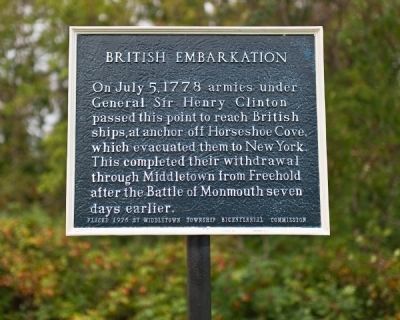 British Embarkation Marker image. Click for full size.