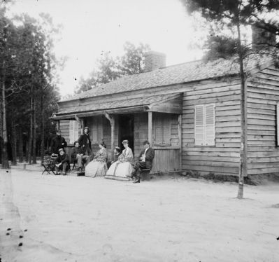 Drewry's Bluff, Virginia. Officer's quarters. 1st Conn. Heavy Artillery, Fort Darling. Click for full size. Drewry's Bluff, Virginia. Officer's quarters. 1st Conn. Heavy Artillery, Fort Darling image. Click for full size.