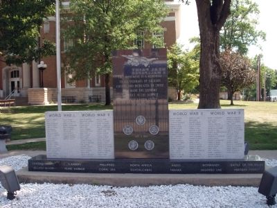 Full - Front - - All Veterans Honor Roll Memorial Marker image. Click for full size.