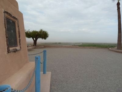 Fray Francisco Hermenegildo Garc�s Marker - Looking East. image. Click for full size.