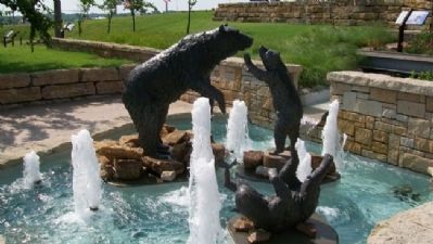 The Bear Pit at Merriam Historic Plaza. Click for full size. The Bear Pit at Merriam Historic Plaza image. Click for full size.