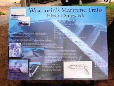Steamer Sevona Marker. Click for full size. Steamer Sevona Marker image. Click for full size.