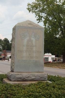 Lincoln County Confederate Soldiers Memorial image. Click for full size.