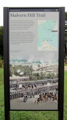 Malvern Hill Trail Marker image. Click for full size.