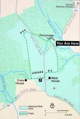 Malvern Hill Trail Map image. Click for full size.