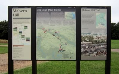 Malvern Hill Marker. Click for full size. Malvern Hill Marker image. Click for full size.