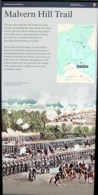 Malvern Hill Trail (right panel). Click for full size. Malvern Hill Trail (right panel) image. Click for full size.