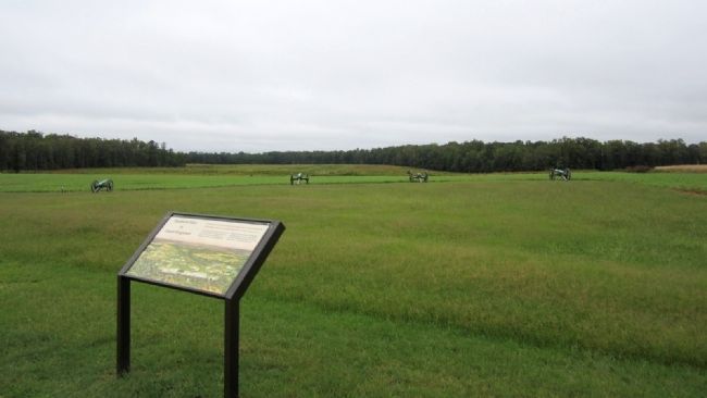 Union Position on Malvern Hill image. Click for full size.
