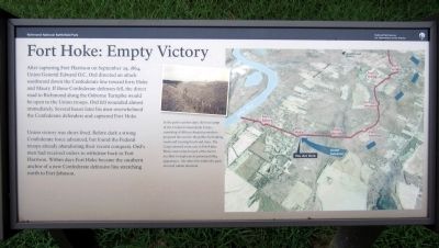 Fort Hoke: Empty Victory Marker image. Click for full size.