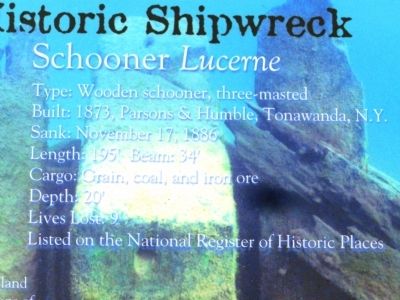 Schooner Lucerne Marker image. Click for full size.