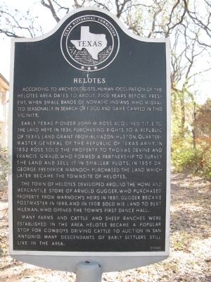 Helotes Marker image. Click for full size.