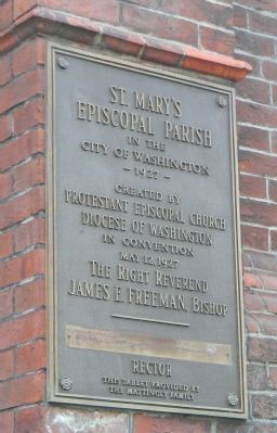 Additional plaque for the church image. Click for full size.