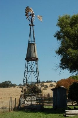 Windmill behind Cavagnaro General Store image. Click for full size.