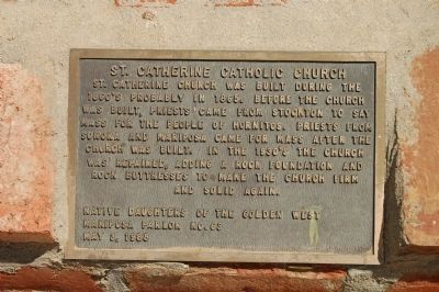 St. Catherine Catholic Church Marker image. Click for full size.
