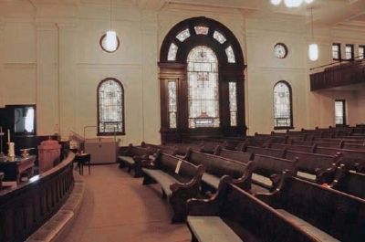 Providence Methodist Church, Interior-Palladian Window image. Click for full size.