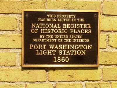 Port Washington Light Station Marker image. Click for full size.
