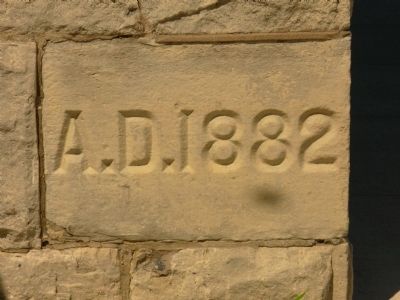 St. Mary's Church Cornerstone. Click for full size. St. Mary's Church Cornerstone image. Click for full size.