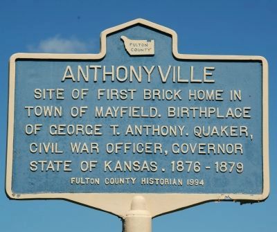 Anthonyville Marker. Click for full size. Anthonyville Marker image. Click for full size.