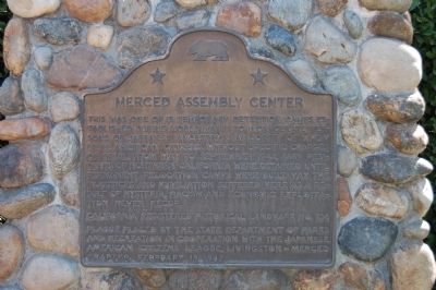 Merced Assembly Center Marker image. Click for full size.