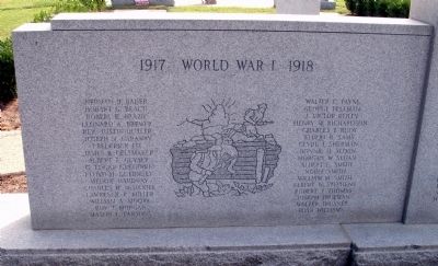 Obverse - Left Panel - - Floyd County Honor Roll & Veterans Memorial Marker. Click for full size. Obverse - Left Panel - - Floyd County Honor Roll & Veterans Memorial Marker image. Click for full size.
